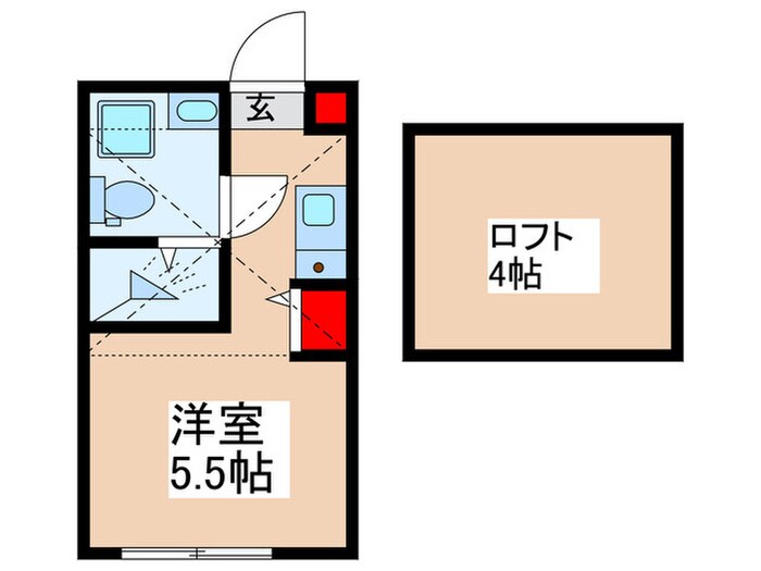 ハーモニーテラス西瑞江の物件間取画像