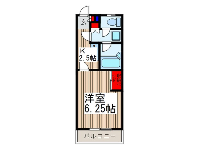 グリーンゲイブルズの物件間取画像