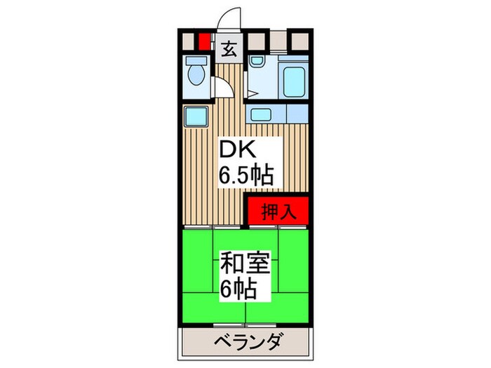 ハイツ柏倉の物件間取画像