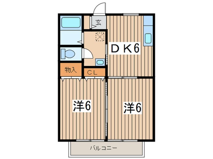 アドバンスＫの物件間取画像