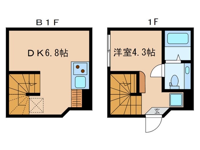 CONTEL　KAGURAZAKAの物件間取画像