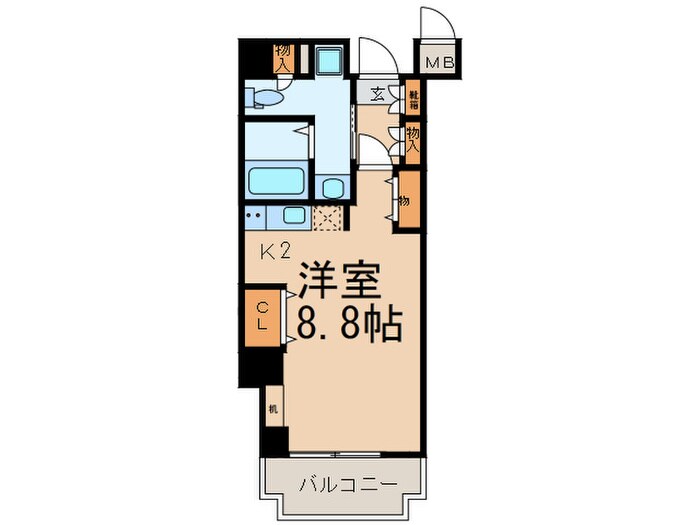 レジディア目黒の物件間取画像