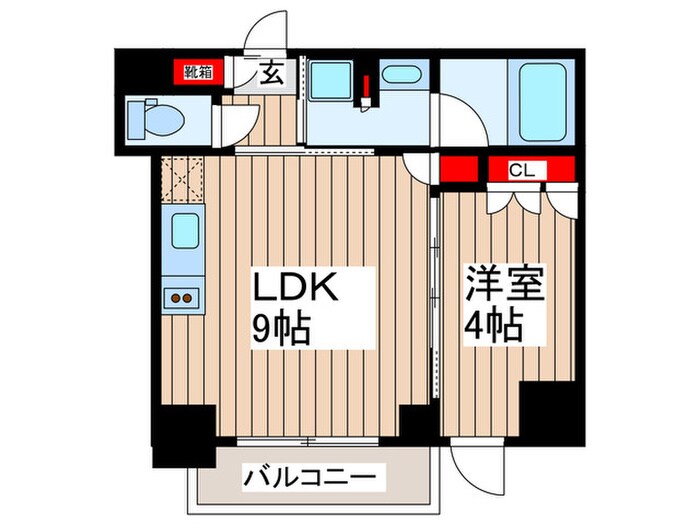 クレストコート錦糸町の物件間取画像