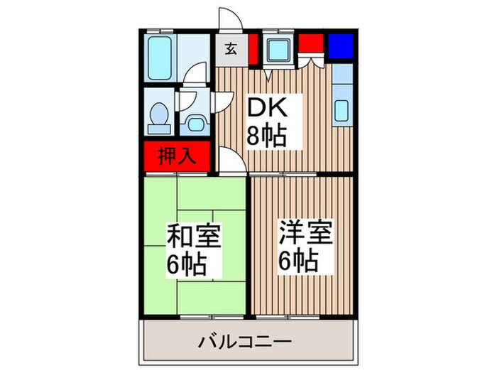 物件間取画像