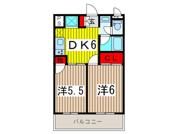 ヒルトップの物件間取画像