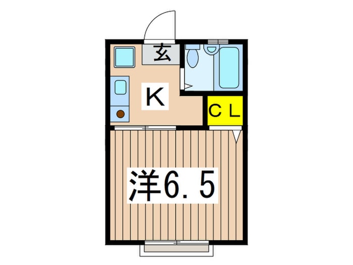 ハイツ荒澤の物件間取画像