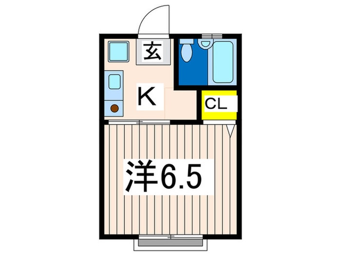 ハイツ荒澤の物件間取画像