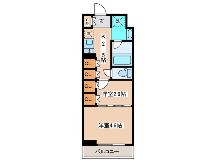 セジョリ高井戸の物件間取画像