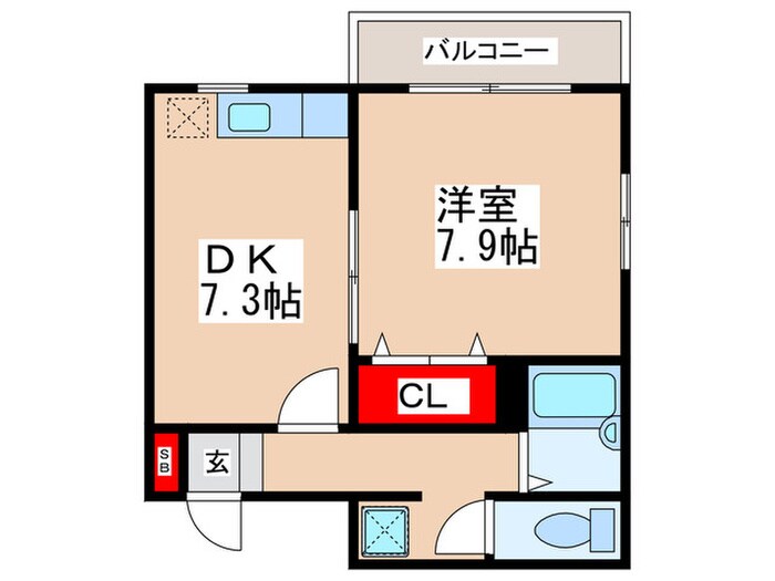 アチェーロ中村橋の物件間取画像