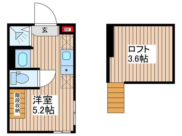 ノーブル平井レジデンスの物件間取画像