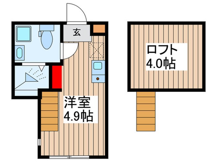 ノーブル平井レジデンスの物件間取画像