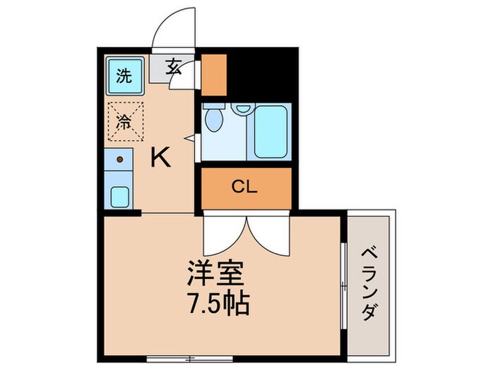 フローラル大山の物件間取画像