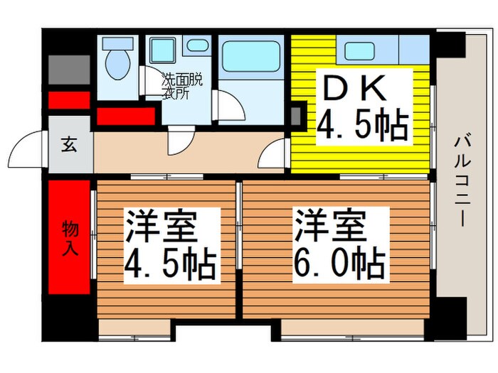 西川口朝日マンションの物件間取画像