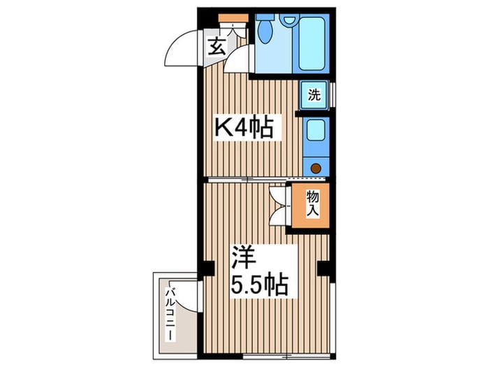 りぶ南行徳の物件間取画像