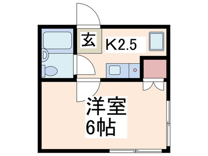 アパルトマン藤が丘の物件間取画像