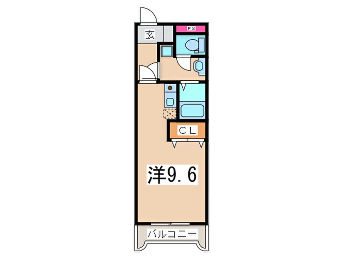 エクセルハイムⅡの物件間取画像