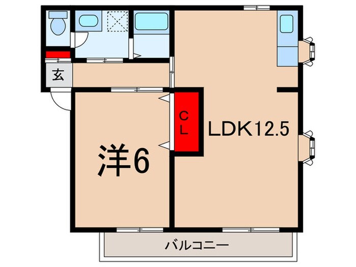 サンハウスミズホの物件間取画像