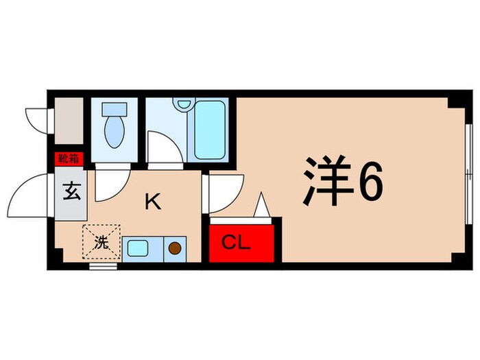 コンフォ－ト昭代の物件間取画像