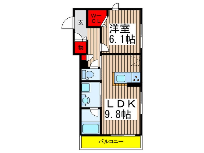 ネロミロスの物件間取画像