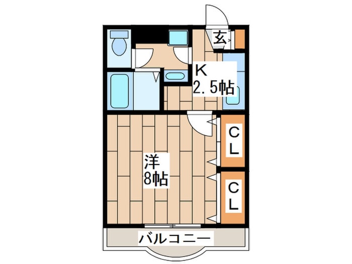 ア－バン相生の物件間取画像