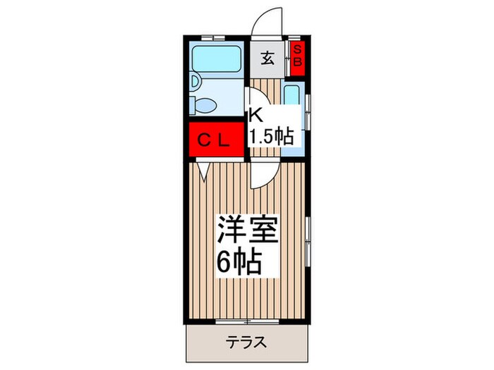 コ－ポフジの物件間取画像