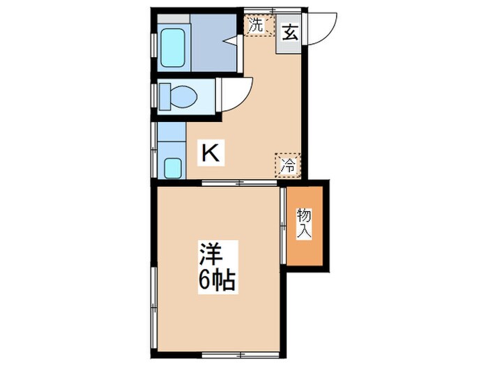 ヨシダコーポの物件間取画像