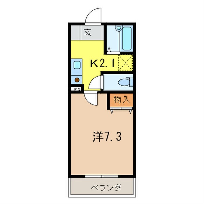 エスポアの物件間取画像