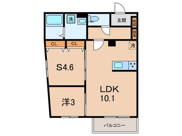 ＬｉｖｅＦｌａｔ学芸大学の物件間取画像