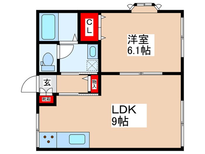 ファミ－ユ榎本の物件間取画像