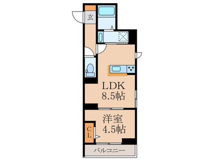 セレスティア若宮の物件間取画像