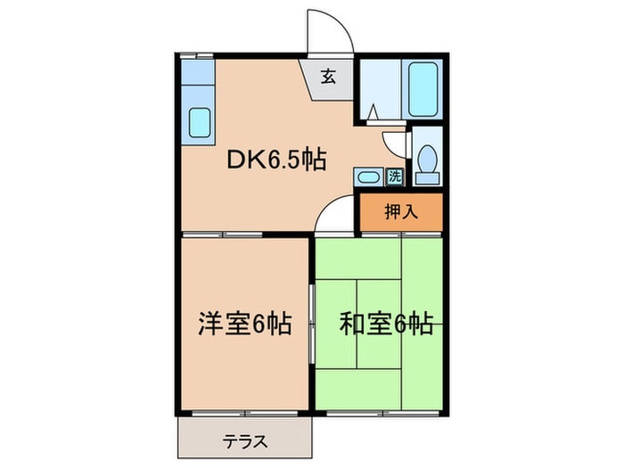 ベルハイムの物件間取画像