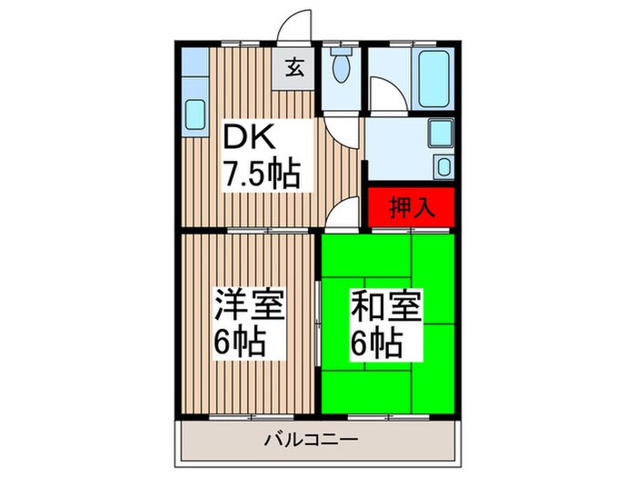 物件間取画像