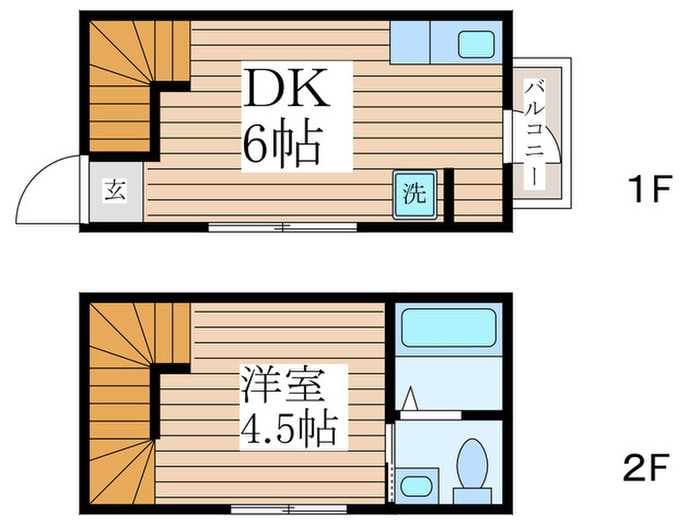 クレール４の物件間取画像