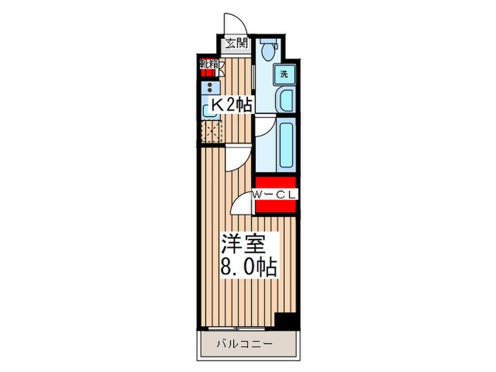 アジールコート両国北斎通の物件間取画像