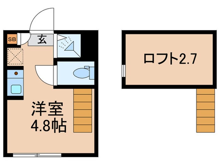 ハーモニーテラス要町の物件間取画像