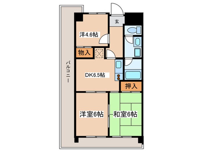 サンフィルトンの物件間取画像