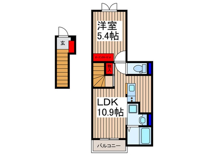 ブリーゼの物件間取画像