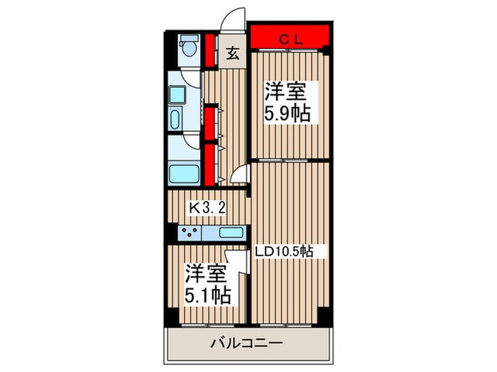 ソサエティ　ギャレリアの物件間取画像