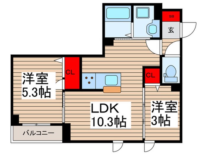 仮）南花畑3丁目PJの物件間取画像