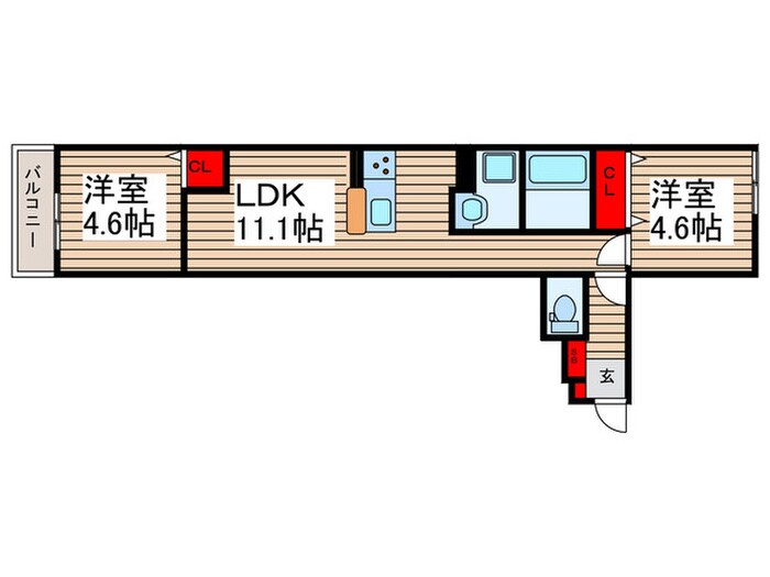仮）南花畑3丁目PJの物件間取画像