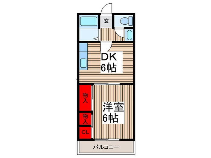 メゾンハマナスの物件間取画像