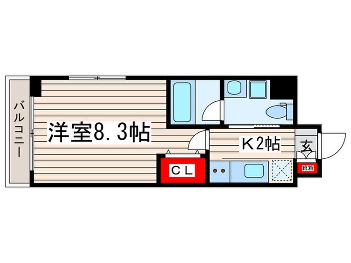 カモミール一之江の物件間取画像