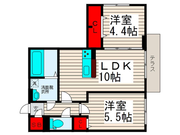 MiwastageⅡの物件間取画像