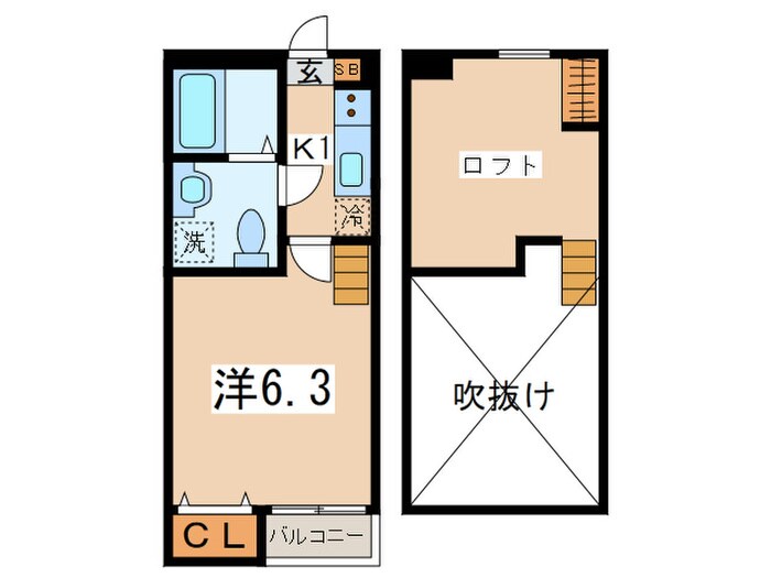 サヴォイ東林間の物件間取画像