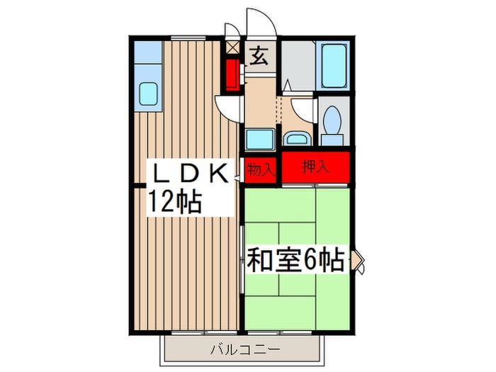 ア－バニティ－テラスの物件間取画像