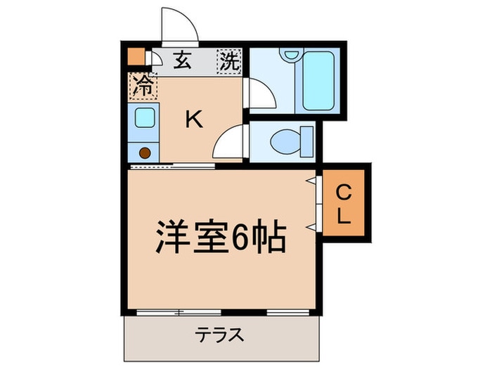 マ－サガ－デンの物件間取画像