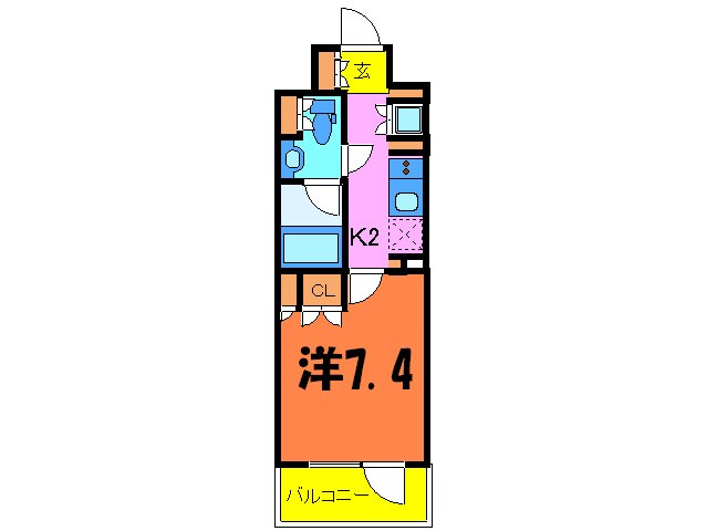 ＰａｒｋＡｘｉｓ東十条の物件間取画像