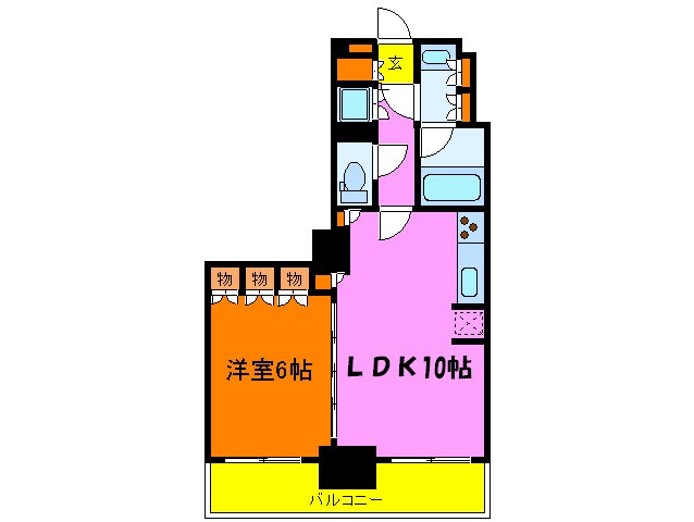 ＰａｒｋＡｘｉｓ東十条の物件間取画像