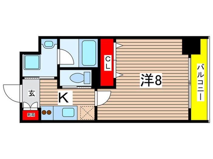 ＢＲＩＺＺ両国ＤＵＥ(101)の物件間取画像