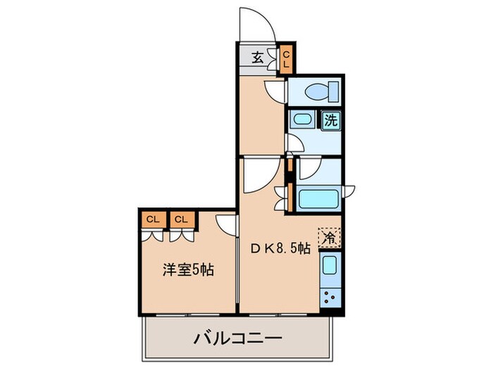 BLESS上池袋の物件間取画像